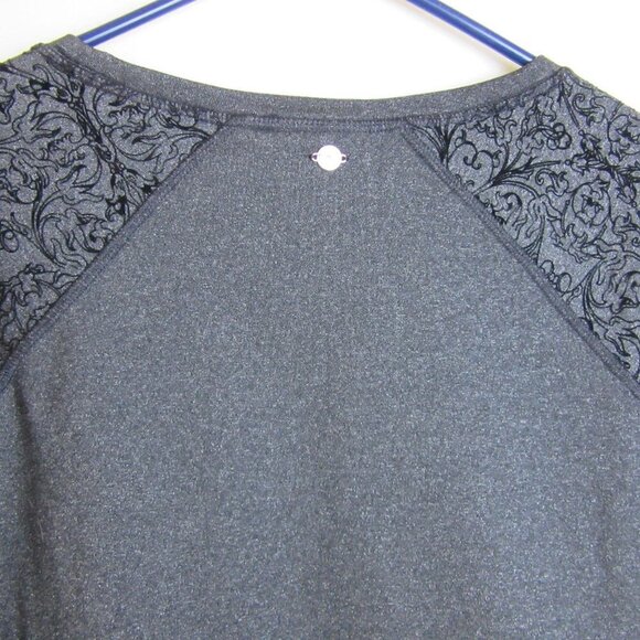 CALIA Limited Edition Gray Long Sleeve Crew Neck Athletic Sweatshirt Women's S - Picture 7 of 7